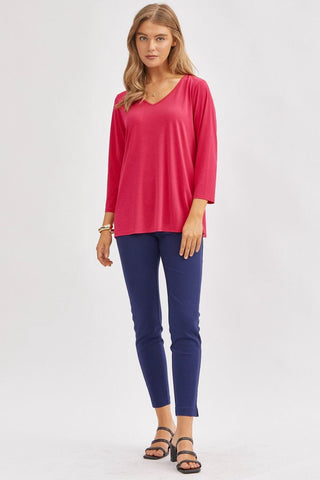 Dear Scarlett Dear Scarlett Signature Classic V-Neck Top