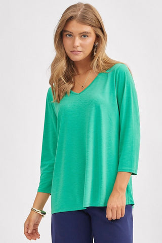 Dear Scarlett Dear Scarlett Signature Classic V-Neck Top