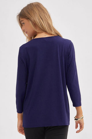 Dear Scarlett Dear Scarlett Signature Classic V-Neck Top