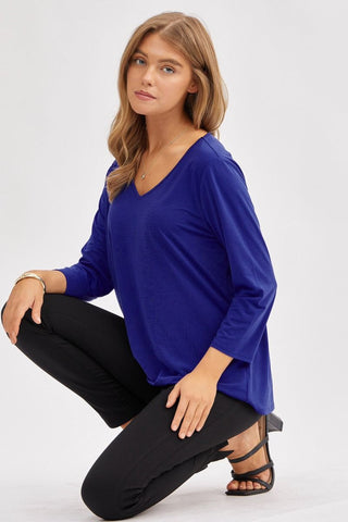 Dear Scarlett Dear Scarlett Signature Classic V-Neck Top