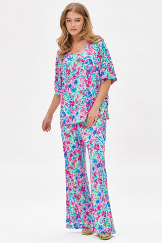 Dear Scarlett Dear Scarlett Cabana Set in Violet
