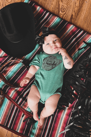 2 Fly Girl's Hey Howdy One Piece, Teal