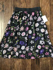 LuLaRoe Lola Skirt Size Small Floral-Shirts & Tops-Sunshine and Wine Boutique