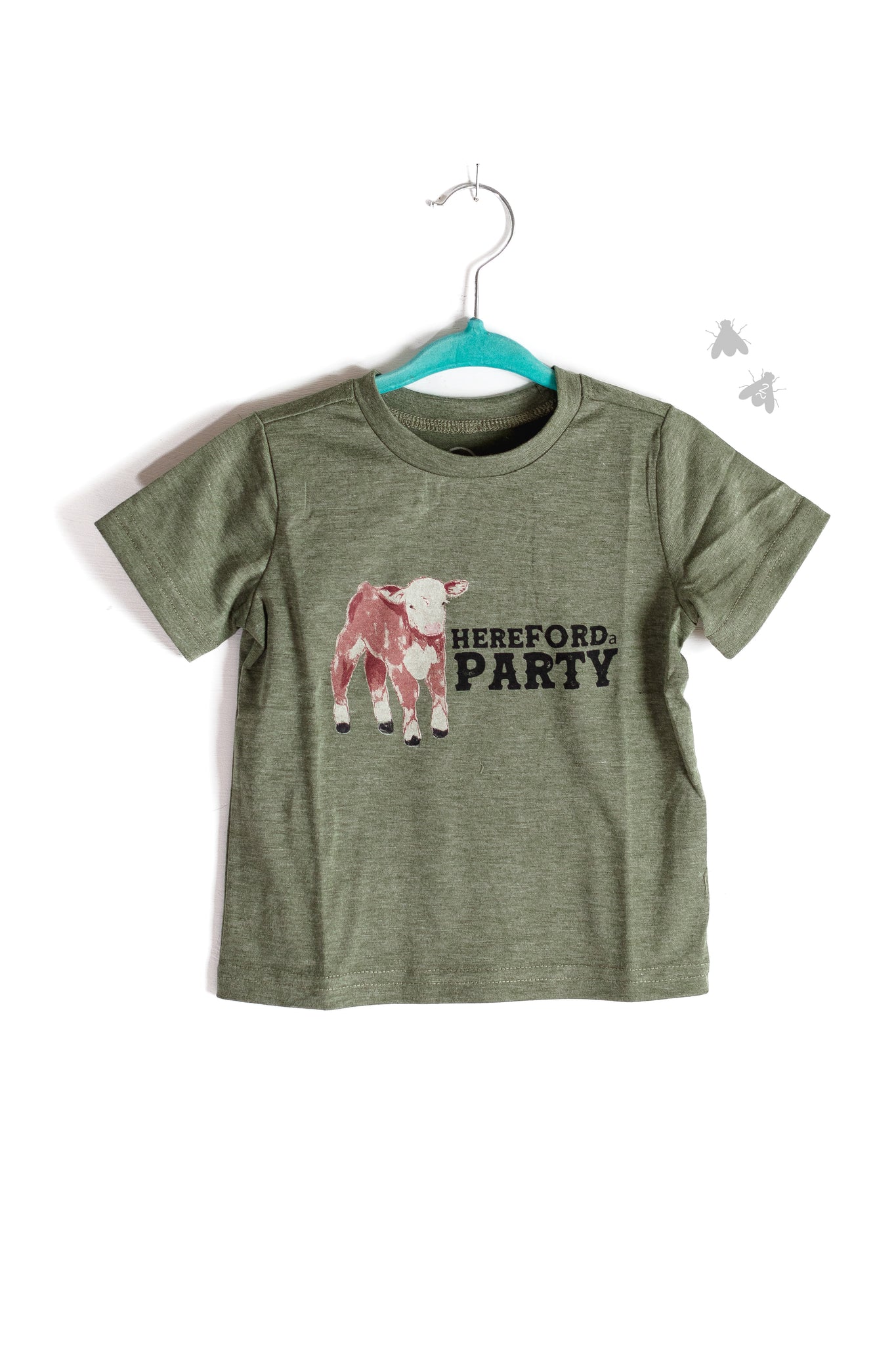 2 Fly Boy's Hereford A Party Tee, Green-Baby & Toddlers Tops-Sunshine and Wine Boutique