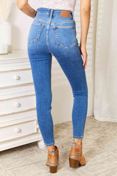 Judy Blue High Waist Classic Thermal Skinny Denim 82349 - Exclusive-Jeans-Sunshine and Wine Boutique