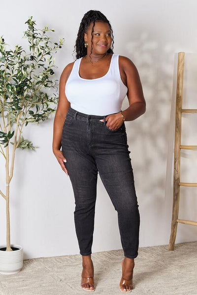 Judy Blue Full Size High Waist Denim Jeans - Exclusive-Jeans-Sunshine and Wine Boutique