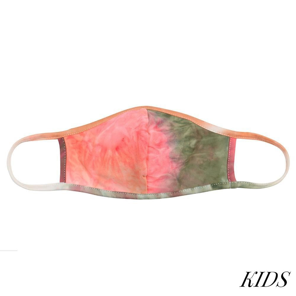 Sunshine & Wine Boutique Kids Tie Dye Print T-Shirt Cloth Face Mask with seam-Face Mask-Sunshine and Wine Boutique