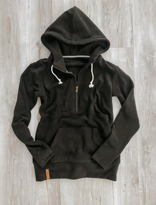 Ampersand Kid’s Half Zip Sweatshirt, Cozy Cutie New Moon