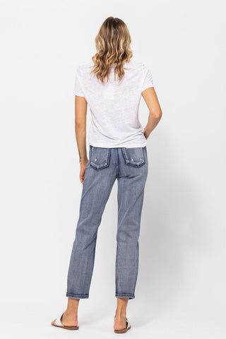 Judy Blue High Rise Destroyed Boyfriend Denim Jeans 82284