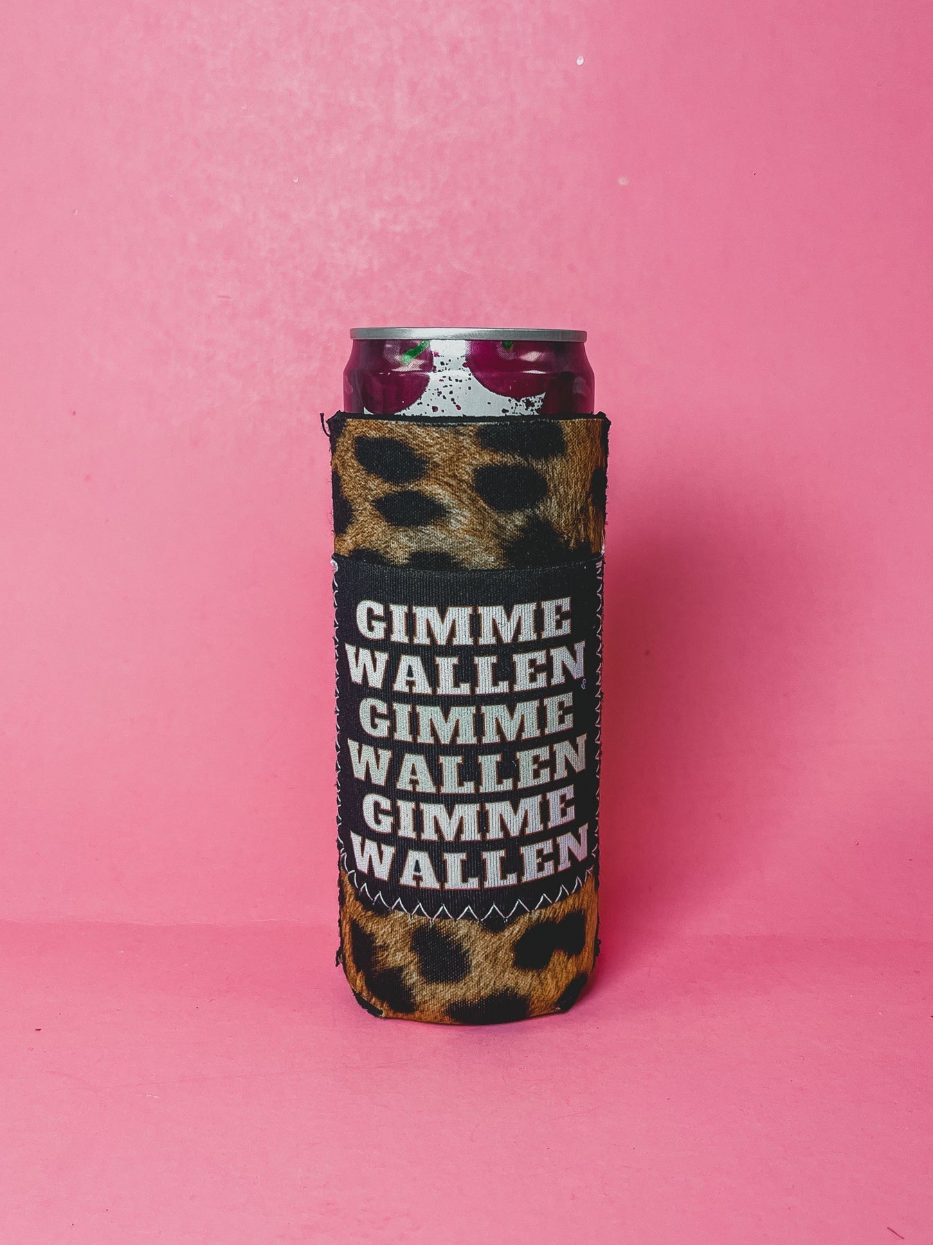 Peachy Keen Gimme Slim Can Cooler-Can & Bottle Sleeves-Sunshine and Wine Boutique