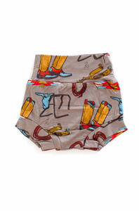 2 Fly Girl's Rusty Roper Bummies-Baby & Toddler Bottoms-Sunshine and Wine Boutique