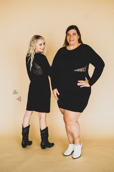 2 Fly Va Va Vegas Dress, Black-Dresses-Sunshine and Wine Boutique