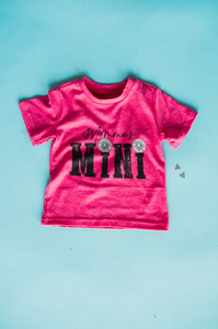 2 Fly Girl's Moms A Million Mini Tee, Pink-Baby & Toddlers Tops-Sunshine and Wine Boutique