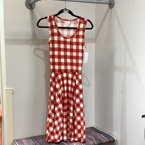 LuLaRoe Nicki Sleeveless Tank Dress Size XXS-Shirts & Tops-Sunshine and Wine Boutique