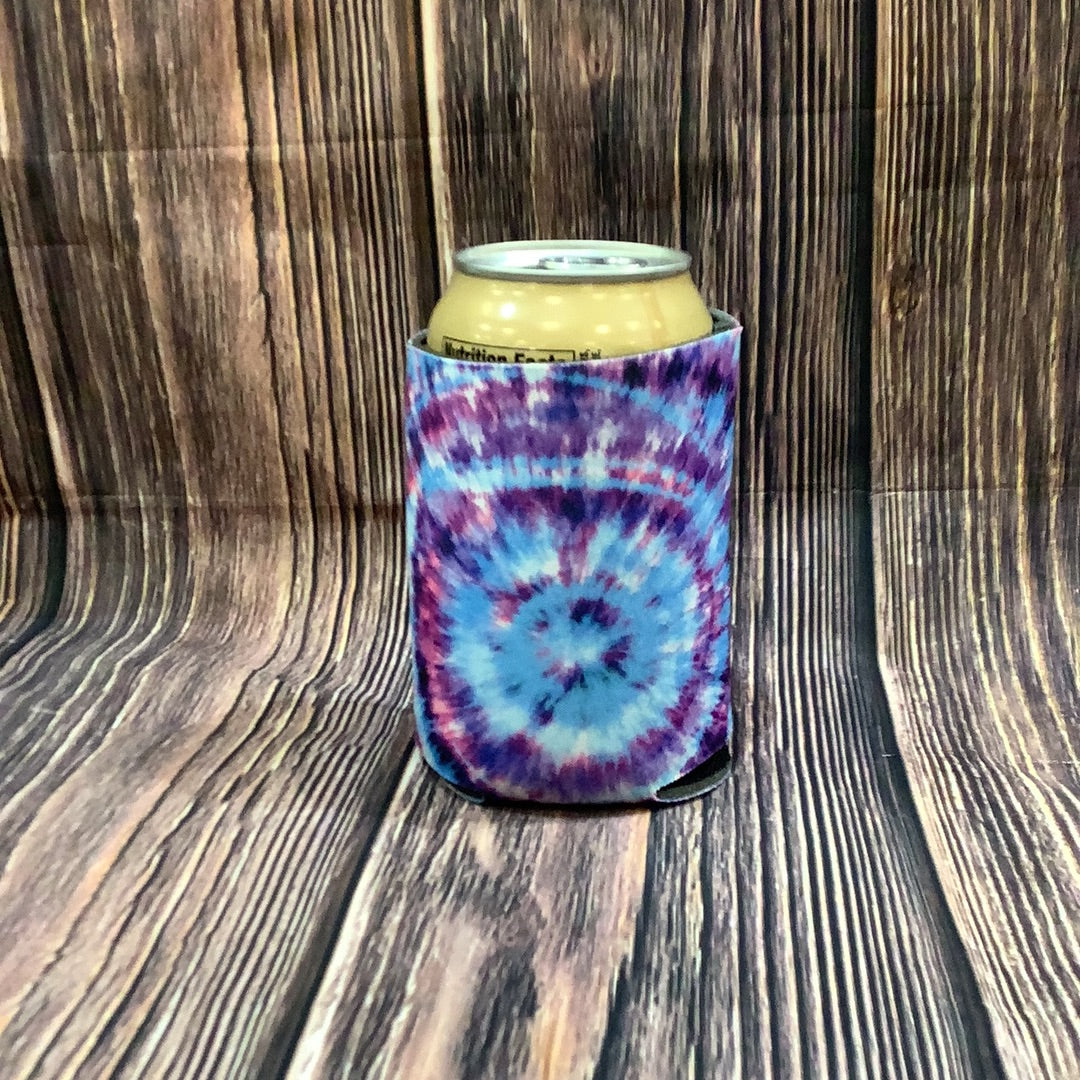 The Swanky Blossom Regular Can Cooler, Tie Dye-Can & Bottle Sleeves-Sunshine and Wine Boutique