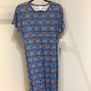 LuLaRoe Maria Long Maxi Dress Size XS USA-Shirts & Tops-Sunshine and Wine Boutique