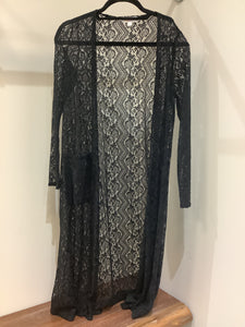 LuLaRoe Sarah Long Sleeve Cardigan Size Small Black-Shirts & Tops-Sunshine and Wine Boutique