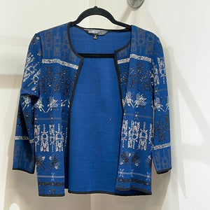 LuLaRoe Stella "Elegant Collection" Long Sleeve Jacket Size XS Blue-Shirts & Tops-Sunshine and Wine Boutique