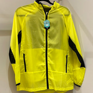 LuLaRoe Rise: Determined Athletic Zip Up Jacket Size Medium Black & Yellow-Shirts & Tops-Sunshine and Wine Boutique