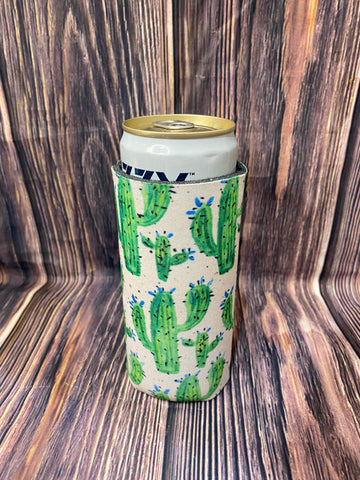 The Swanky Blossom Slim Can Cooler, Cacti-Can & Bottle Sleeves-Sunshine and Wine Boutique