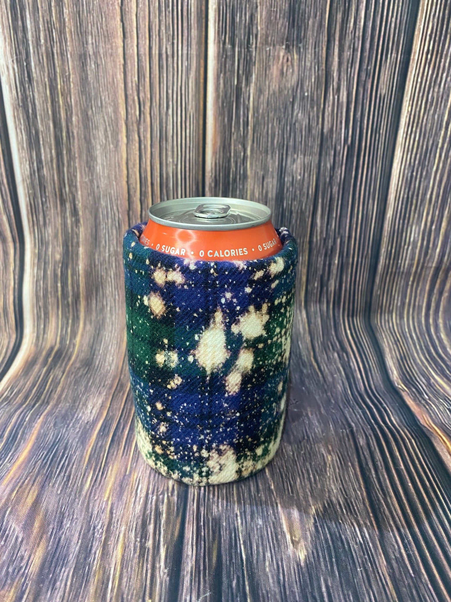 The Swanky Blossom Regular Can Cooler, Flannel-Can & Bottle Sleeves-Sunshine and Wine Boutique