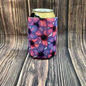The Swanky Blossom Regular Can Cooler, Flowers-Can & Bottle Sleeves-Sunshine and Wine Boutique