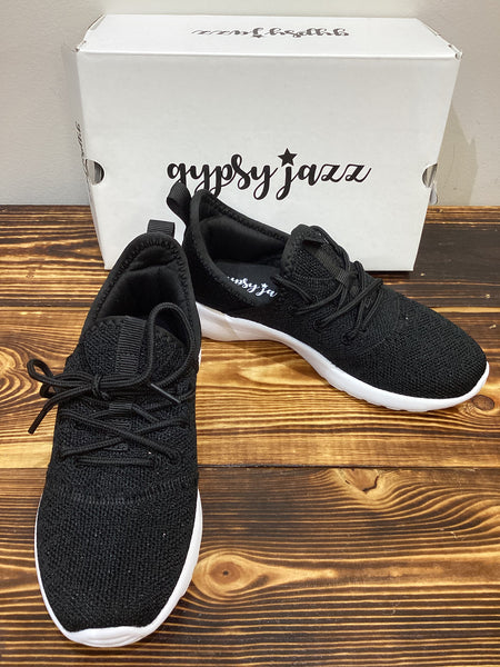 Gypsy Jazz Kid's "Lil Liliana" Black Slip-on Shoes-Shoes-Sunshine and Wine Boutique