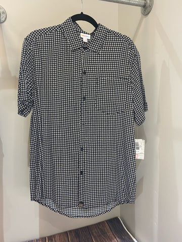LuLaRoe Michael Men's Button Up Polo Top S-Shirts & Tops-Sunshine and Wine Boutique