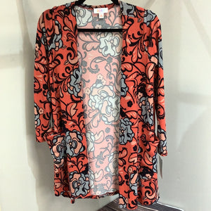 LuLaRoe Caroline Long Sleeve Cardigan Size XS Floral-Shirts & Tops-Sunshine and Wine Boutique
