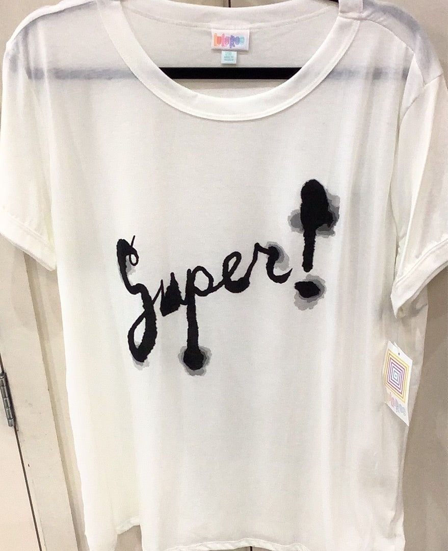 LuLaRoe Liv Short Sleeve Top Size 2XL Super!-Shirts & Tops-Sunshine and Wine Boutique