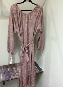 LuLaRoe Eve Long Sleeve Elegant Dress Size 2XL Pink-Shirts & Tops-Sunshine and Wine Boutique