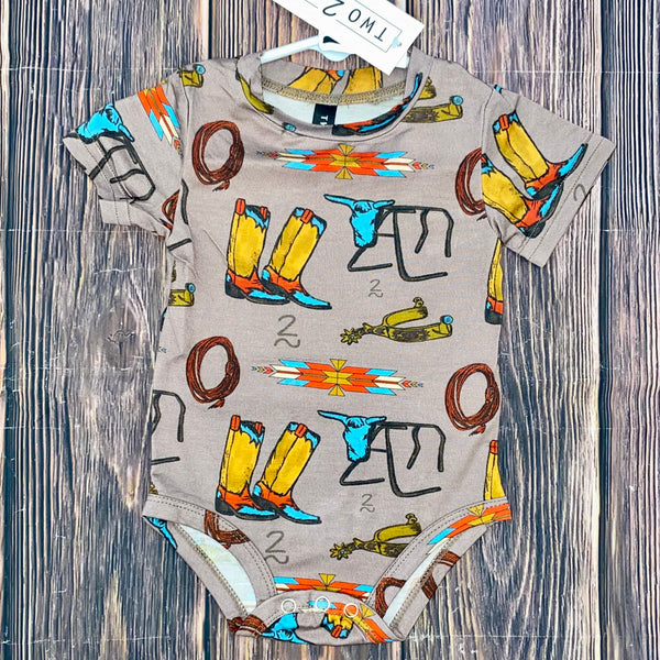 2 Fly Kid's Rusty Roper One Piece-Baby & Toddlers Tops-Sunshine and Wine Boutique