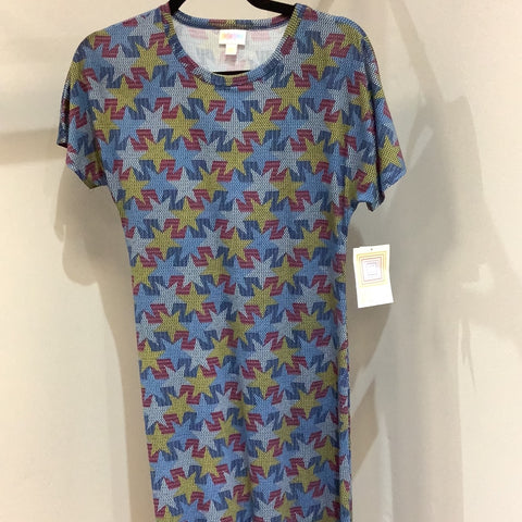 LuLaRoe Maria Long Maxi Dress Size XXS, Stars-Shirts & Tops-Sunshine and Wine Boutique